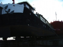 De Caprice op scheepswerf De Schroef te Sluiskil op 27 december 2005