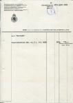 DEBETNOTA Nederlandsche Handel Maatschappij - KHL - 1960 - SS Maasland